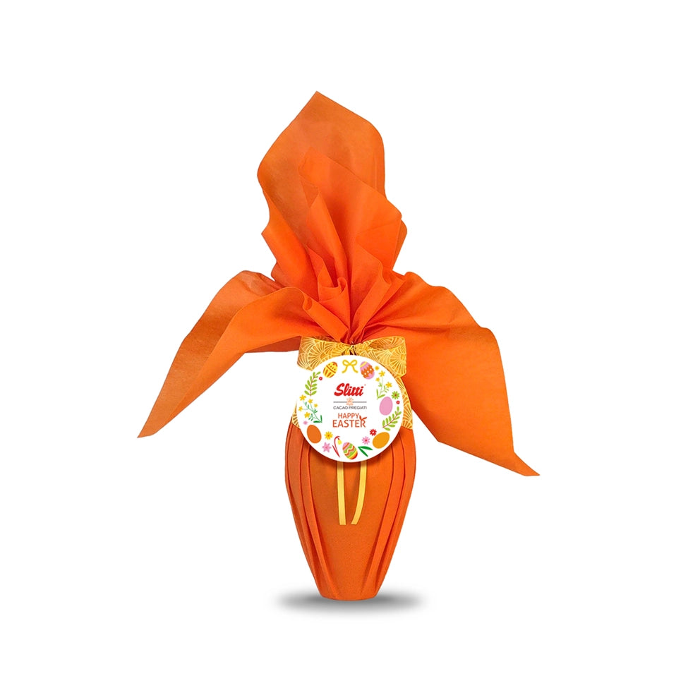 Uovo Fiocco Fondente Arancio