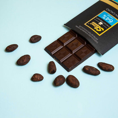 "Gran Cacao" bar 64%.