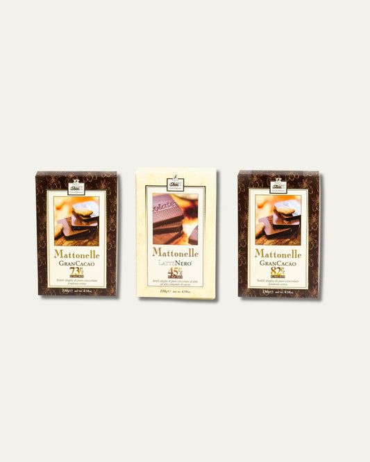 3 Chocolate Tiles "Gran Cacao e Lattenero" Mix