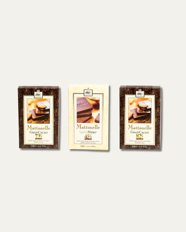 3 Mattonelle Cioccolato "Gran Cacao e Lattenero" Mix