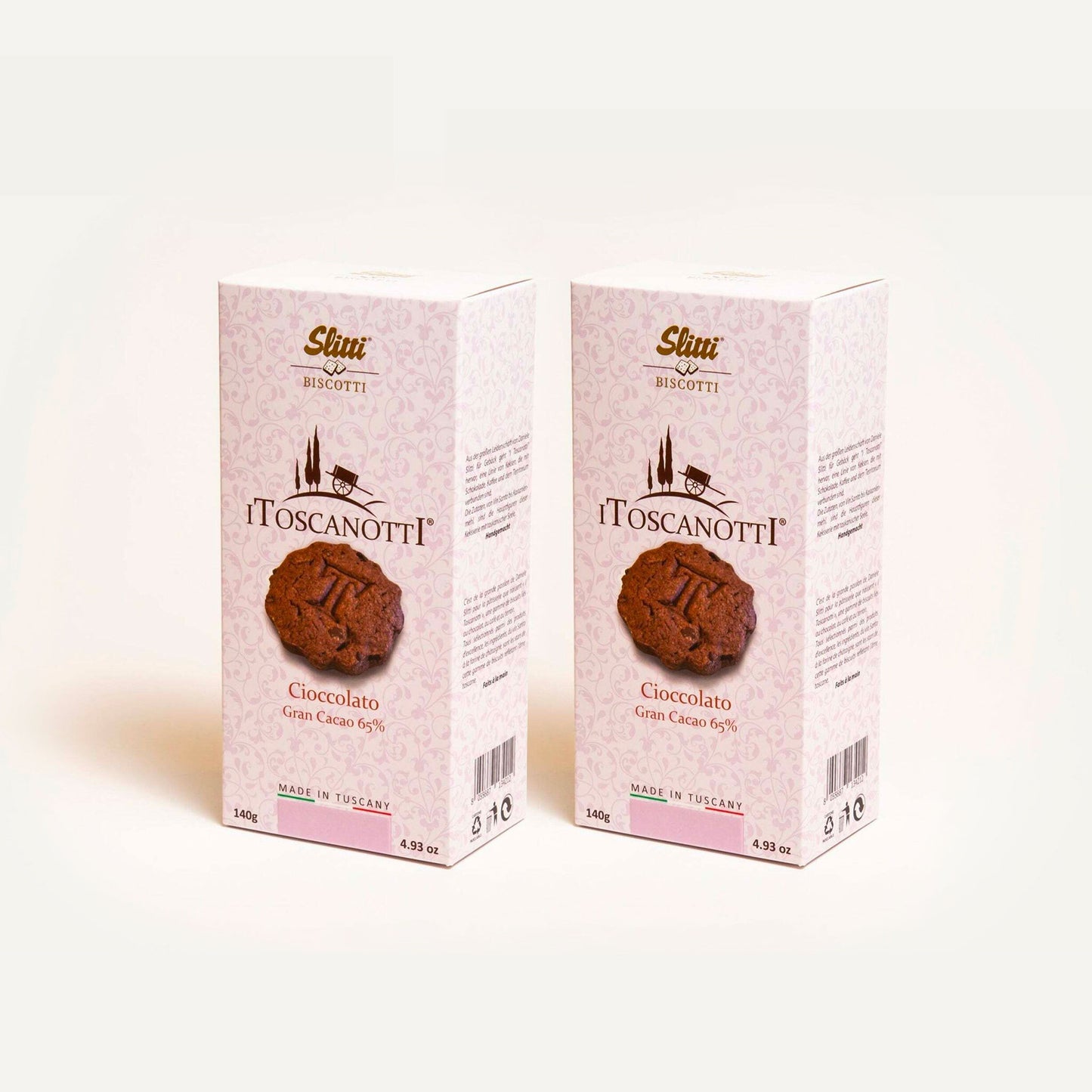 2 Toscanotti "Grancacao 65%" dark chocolate